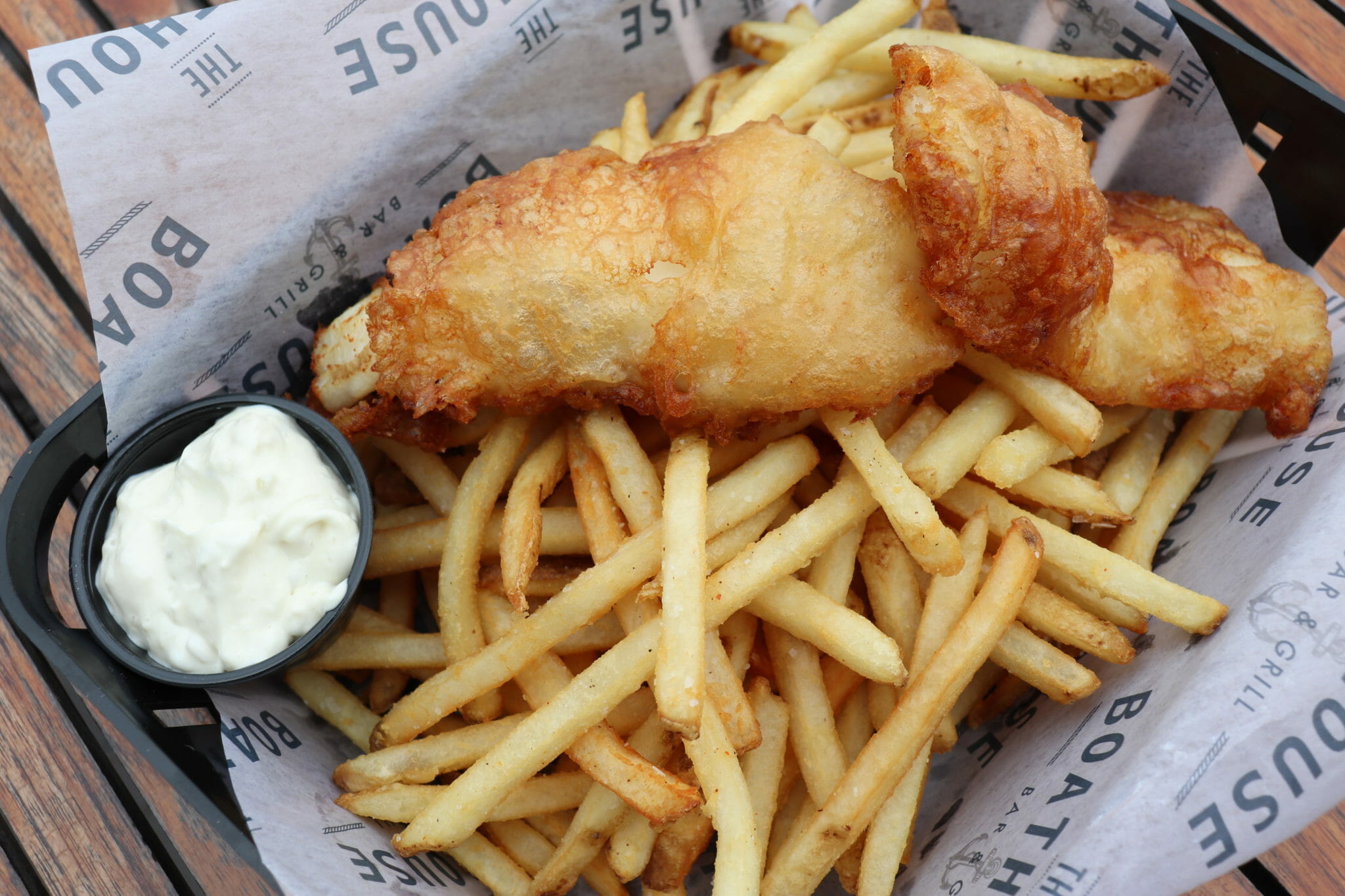 Fish and Chips from the Boathouse