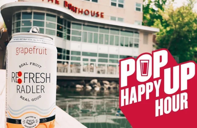 🍺 Drink local. Support local. 🍺 Today from 4-7 p.m. swing by The Edgewater Boathouse for our Pop Up Happy Hour. The first 50 pints of @wisconsinbrewingco RE: FRESH Radler are on us. After that, pints are only $2 with those proceeds going to @cleanlakesalliance. 🌊
.
#happyhour #popup #madisonwi #isthmusmadison #freebeer #nocatch #drinklocal #supportlocal #boathousemadison