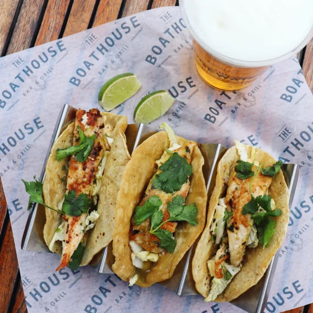Taco Tuesday starts tonight at The Boathouse!! Choose between our Mahi Mahi Tacos or our Shredded Beef Tacos with Pico de Gallo! 🌮🌮🌮 #boathousemadison #tacotuesday #beeftaco #fishtaco #instayum